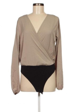 Γυναικείο πουκάμισο-κορμάκι Ax Paris, Μέγεθος M, Χρώμα  Μπέζ, Τιμή 39,69 €