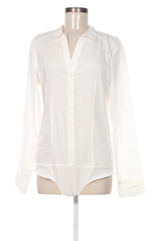 Γυναικείο πουκάμισο-κορμάκι Vero Moda, Μέγεθος L, Χρώμα Εκρού, Τιμή 14,23 €