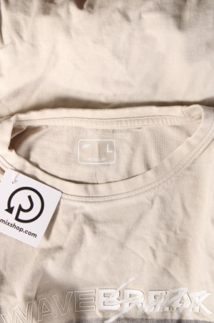 Γυναικείο t-shirt 4F, Μέγεθος L, Χρώμα  Μπέζ, Τιμή 8,84 €