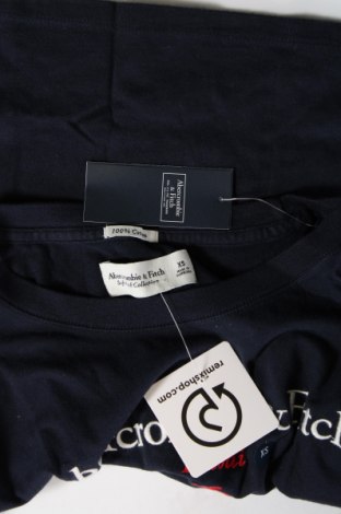 Γυναικείο t-shirt Abercrombie & Fitch, Μέγεθος XS, Χρώμα Μπλέ, Τιμή 19,18 €