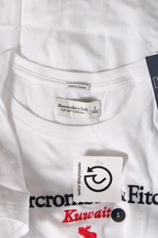Γυναικείο t-shirt Abercrombie & Fitch, Μέγεθος S, Χρώμα Λευκό, Τιμή 31,96 €