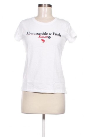 Damen T-Shirt Abercrombie & Fitch, Größe S, Farbe Weiß, Preis 19,18 €