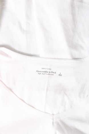 Damen T-Shirt Abercrombie & Fitch, Größe L, Farbe Weiß, Preis 31,96 €