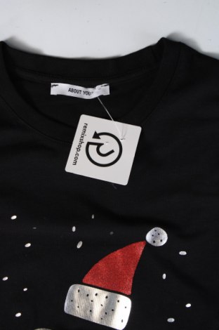 Γυναικείο t-shirt About You, Μέγεθος S, Χρώμα Μαύρο, Τιμή 8,79 €