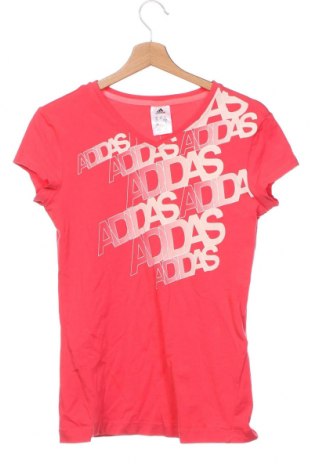 Γυναικείο t-shirt Adidas, Μέγεθος XS, Χρώμα Κόκκινο, Τιμή 8,40 €