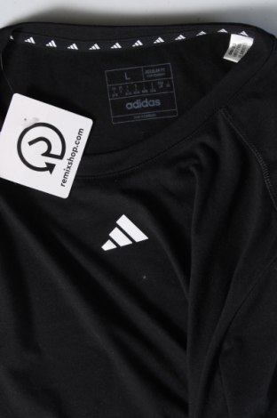 Γυναικείο t-shirt Adidas, Μέγεθος L, Χρώμα Μαύρο, Τιμή 31,96 €