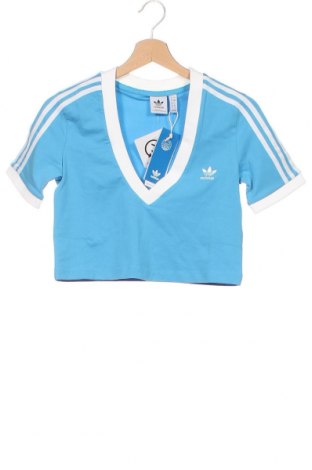 Γυναικείο t-shirt Adidas Originals, Μέγεθος XS, Χρώμα Μπλέ, Τιμή 37,50 €