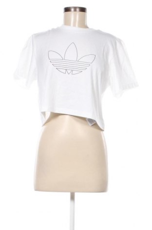 Γυναικείο t-shirt Adidas Originals, Μέγεθος XXS, Χρώμα Λευκό, Τιμή 31,96 €