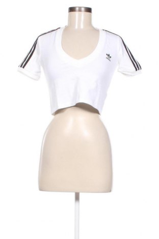 Damski T-shirt Adidas Originals, Rozmiar XS, Kolor Biały, Cena 99,16 zł