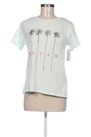Γυναικείο t-shirt Billabong, Μέγεθος S, Χρώμα Πράσινο, Τιμή 11,14 €