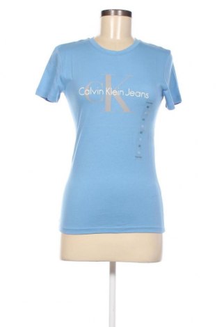 Дамска тениска Calvin Klein, Размер XS, Цвят Син, Цена 46,20 лв.