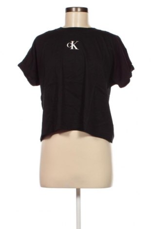 Damen T-Shirt Calvin Klein, Größe M, Farbe Schwarz, Preis 39,69 €