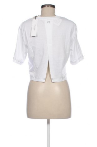 Damen T-Shirt Calvin Klein, Größe S, Farbe Weiß, Preis 39,69 €