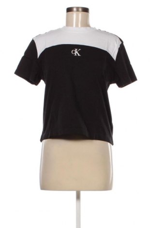 Γυναικείο t-shirt Calvin Klein Jeans, Μέγεθος M, Χρώμα Μαύρο, Τιμή 31,96 €