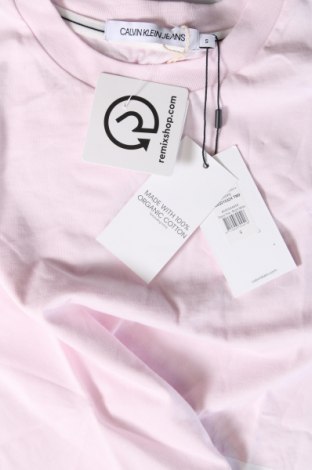 Damen T-Shirt Calvin Klein Jeans, Größe S, Farbe Rosa, Preis 31,96 €