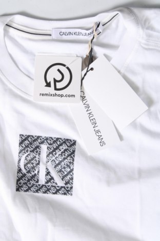 Damski T-shirt Calvin Klein Jeans, Rozmiar L, Kolor Biały, Cena 165,26 zł