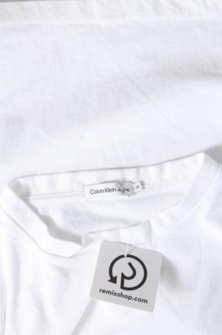 Дамска тениска Calvin Klein Jeans, Размер M, Цвят Бял, Цена 62,00 лв.