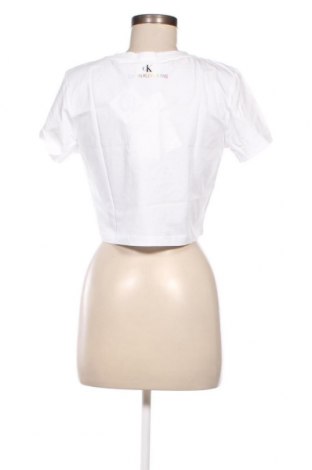 Γυναικείο t-shirt Calvin Klein Jeans, Μέγεθος L, Χρώμα Λευκό, Τιμή 23,97 €