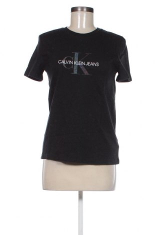 Damen T-Shirt Calvin Klein Jeans, Größe XS, Farbe Schwarz, Preis 31,96 €