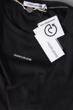 Damen T-Shirt Calvin Klein Jeans, Größe L, Farbe Schwarz, Preis 31,96 €