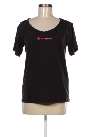 Γυναικείο t-shirt Champion, Μέγεθος S, Χρώμα Μαύρο, Τιμή 10,21 €