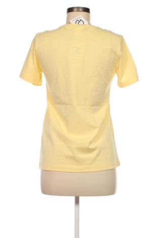 Γυναικείο t-shirt Champion, Μέγεθος M, Χρώμα Κίτρινο, Τιμή 18,56 €
