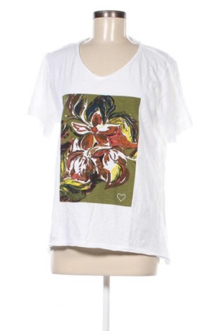 Γυναικείο t-shirt Cream, Μέγεθος L, Χρώμα Λευκό, Τιμή 25,57 €