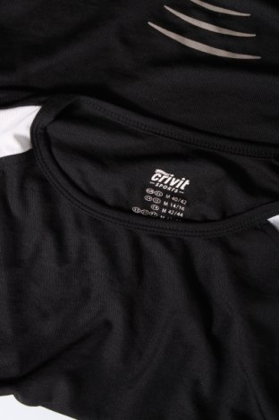Γυναικείο t-shirt Crivit, Μέγεθος M, Χρώμα Μαύρο, Τιμή 7,00 €