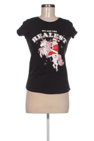 Γυναικείο t-shirt Cropp, Μέγεθος S, Χρώμα Μαύρο, Τιμή 4,80 €