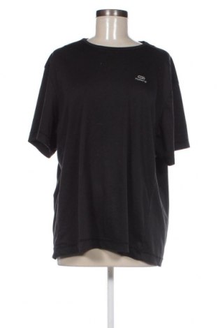 Γυναικείο t-shirt Decathlon, Μέγεθος XXL, Χρώμα Μαύρο, Τιμή 4,98 €