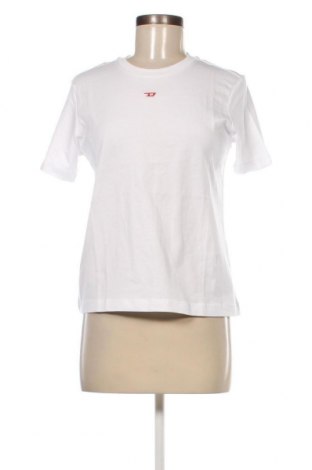 Γυναικείο t-shirt Diesel, Μέγεθος M, Χρώμα Λευκό, Τιμή 45,16 €