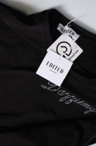 Γυναικείο t-shirt Edited, Μέγεθος M, Χρώμα Μαύρο, Τιμή 18,56 €