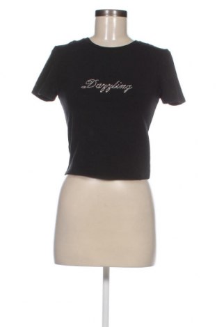 Γυναικείο t-shirt Edited, Μέγεθος M, Χρώμα Μαύρο, Τιμή 18,56 €