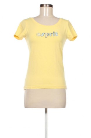 Γυναικείο t-shirt Esprit, Μέγεθος L, Χρώμα Κίτρινο, Τιμή 4,93 €