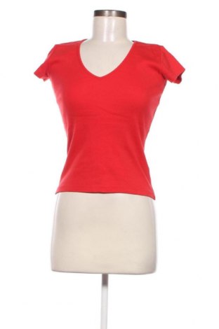 Damen T-Shirt Fishbone, Größe S, Farbe Rot, Preis 4,01 €