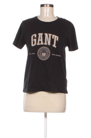 Γυναικείο t-shirt Gant, Μέγεθος M, Χρώμα Μαύρο, Τιμή 15,35 €