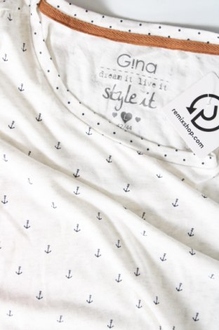 Tricou de femei Gina, Mărime L, Culoare Alb, Preț 42,76 Lei