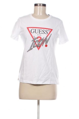Γυναικείο t-shirt Guess, Μέγεθος S, Χρώμα Λευκό, Τιμή 35,25 €