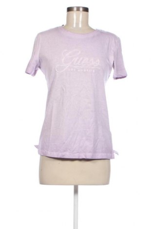 Γυναικείο t-shirt Guess, Μέγεθος M, Χρώμα Βιολετί, Τιμή 22,27 €
