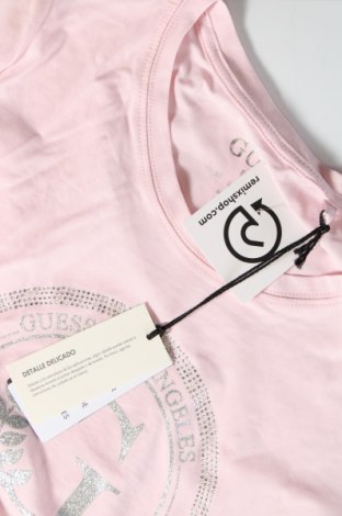 Γυναικείο t-shirt Guess, Μέγεθος L, Χρώμα Ρόζ , Τιμή 37,11 €