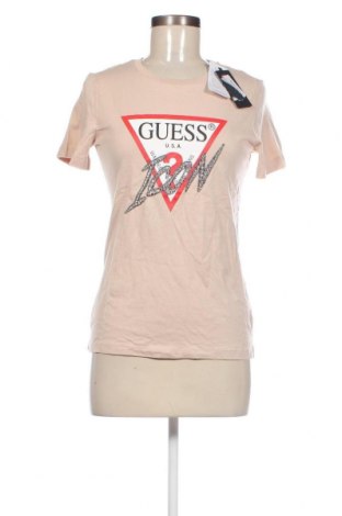 Дамска тениска Guess, Размер S, Цвят Бежов, Цена 43,20 лв.