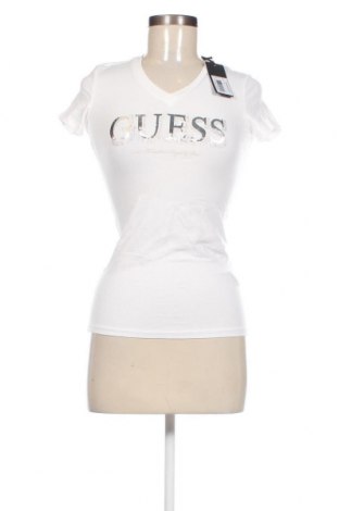 Γυναικείο t-shirt Guess, Μέγεθος S, Χρώμα Λευκό, Τιμή 22,27 €
