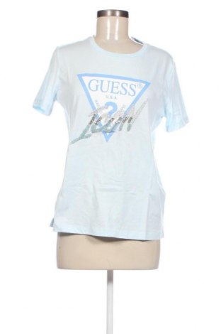 Дамска тениска Guess, Размер L, Цвят Син, Цена 72,00 лв.