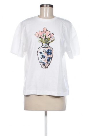 Damen T-Shirt Guido Maria Kretschmer for About You, Größe M, Farbe Weiß, Preis € 18,56