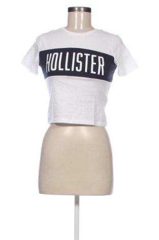 Damski T-shirt Hollister, Rozmiar XS, Kolor Biały, Cena 95,96 zł