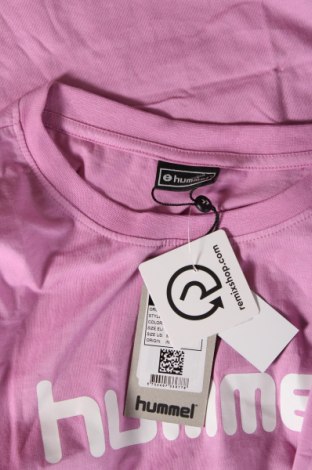 Γυναικείο t-shirt Hummel, Μέγεθος L, Χρώμα Βιολετί, Τιμή 18,56 €