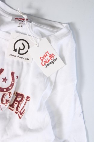 Γυναικείο t-shirt Jennyfer, Μέγεθος M, Χρώμα Λευκό, Τιμή 5,52 €