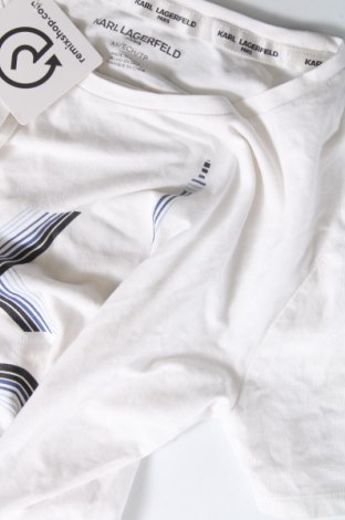 Дамска тениска Karl Lagerfeld, Размер XS, Цвят Бял, Цена 68,00 лв.