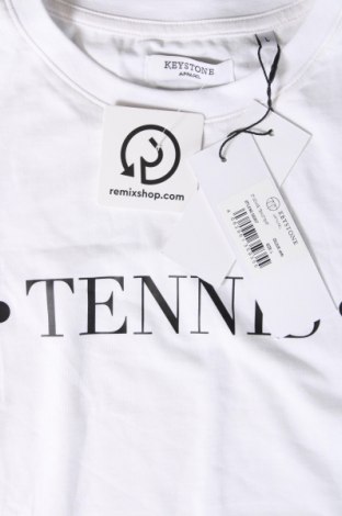 Γυναικείο t-shirt Keystone, Μέγεθος L, Χρώμα Λευκό, Τιμή 10,21 €