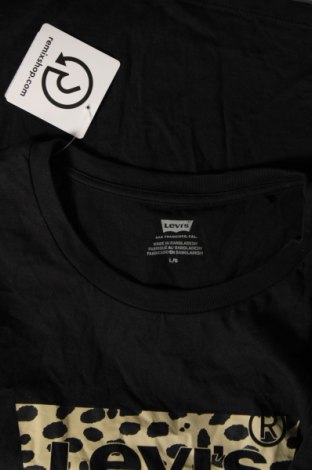 Γυναικείο t-shirt Levi's, Μέγεθος L, Χρώμα Μαύρο, Τιμή 31,96 €